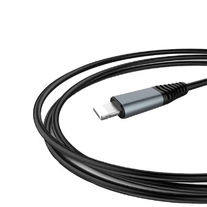 Кабель с аккумулятором HOCO U22 Black USB to Lightning 1.2m - Фото 3