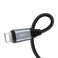 Кабель с аккумулятором HOCO U22 Black USB to Lightning 1.2m - Фото 2