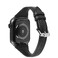 Кожаный ремешок Hoco Ocean Wave Black для Apple Watch 41mm | 40mm | 38mm - Фото 2