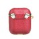 Кожаный чехол Hoco WB11 Red для AirPods - Фото 2