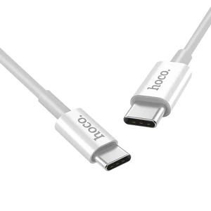 Кабель HOCO X23 Skilled White USB Type-C to USB Type-C 1m - Фото 4