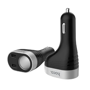 Автозарядка з дисплеєм HOCO Z29 Regal Dual USB - Фото 5
