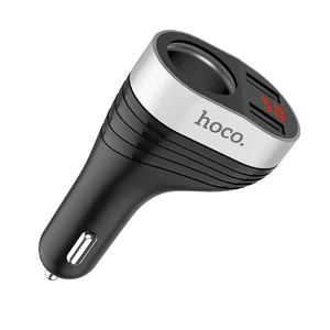 Автозарядка з дисплеєм HOCO Z29 Regal Dual USB - Фото 2