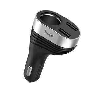 Автозарядка з дисплеєм HOCO Z29 Regal Dual USB - Фото 3