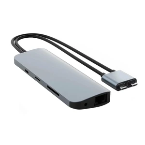 Хаб (адаптер) Hyper Viper 10-in-2 USB-C PD 2xHDMI 4K60Hz для MacBook | iPad Space Gray