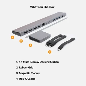 Хаб HyperDrive 4K Multi-Display Docking Station для MacBook 13 — 16 - Фото 3