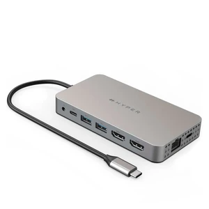 Хаб (адаптер) HyperDrive Dual 4K HDMI 10-in-1 USB-C Hub для MacBook