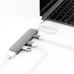 Хаб (адаптер) HyperDrive USB-C 4-in-1 4K HDMI Hub для MacBook | iPad Space Grey - Фото 3