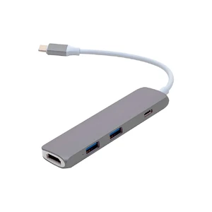 Хаб (адаптер) HyperDrive USB-C 4-in-1 4K HDMI Hub для MacBook | iPad Space Grey gn22b-gray - Фото 1