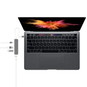 Хаб (адаптер) HyperDrive USB-C 4-in-1 4K HDMI Hub для MacBook | iPad Space Grey - Фото 2
