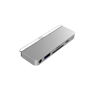 Купить Хаб (адаптер) HyperDrive USB-C PD 6-in-1 для iPad Pro | Air 4 Silver