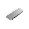 Хаб (адаптер) HyperDrive USB-C PD 6-in-1 для iPad Pro | Air 4 Silver HD319-SILVER - Фото 1