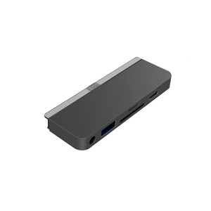 Хаб (адаптер) HyperDrive USB-C PD 6-in-1 для iPad Pro | Air 4 Space Gray