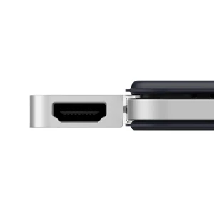 Хаб (адаптер) HyperDrive USB-C PD 6-in-1 для iPad Pro | Air 4 Silver - Фото 4