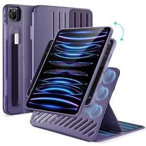 Магнітний чохол-книжка ESR Shift Magnetic з тримачем Apple Pencil Purple для iPad Pro 11" M2 (2022) | M1 (2021)  - Фото 1