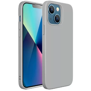 Силіконовий чохол ESR Cloud Soft Series Liquid Silicone Case Cover Gray для iPhone 13 4894240150320 - Фото 1
