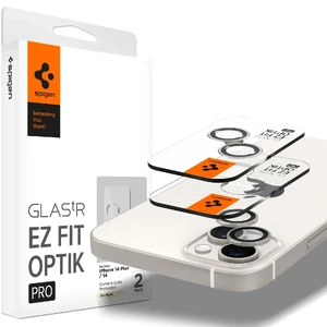 Захисне скло на камеру Spigen Optik Pro Starlight для iPhone 15 | 15 Plus | 14 | 14 Plus (2 шт.) AGL05604 - Фото 1