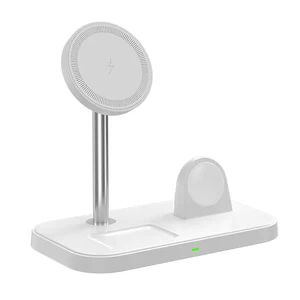 Беспроводная зарядка iLoungeMax 3-in-1 Wireless Charger MagSafe White для iPhone | Apple Watch | AirPods