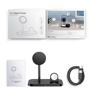 Бездротова зарядка iLoungeMax 3-in-1 Wireless Charger MagSafe White для iPhone | Apple Watch | AirPods - Фото 7