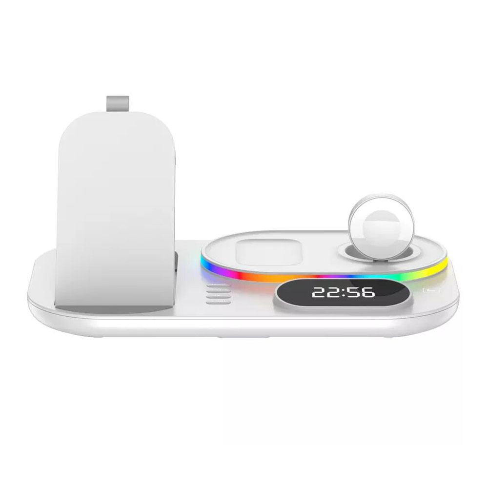 Док-станция iLoungeMax 4in1 RGB LED Wireless Charger 30W для iPhone | AirPods | Apple Watch