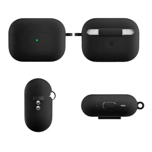 Силиконовый чехол iLoungeMax Black для AirPods Pro 2 - Фото 4