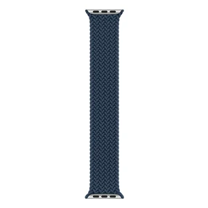 Плетеный монобраслет iLoungeMax Braided Solo Loop Abyss Blue для Apple Watch Ultra 49mm | 45mm | 44mm | 42mm Size M OEM - Фото 3