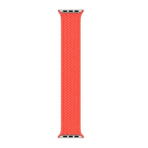 Плетений монобраслет iLoungeMax Braided Solo Loop Electric Orange для Apple Watch Ultra 49mm | 45mm | 44mm | 42mm Size L OEM - Фото 3