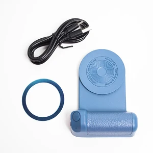 Магнітний тримач-зарядка iLoungeMax Camera Handle Photo Holder MagSafe Blue для iPhone | Android - Фото 3