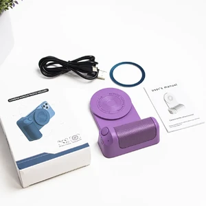 Магнітний тримач-зарядка iLoungeMax Camera Handle Photo Holder MagSafe Purple для iPhone | Android - Фото 2