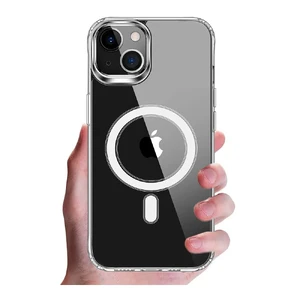 Прозрачный силиконовый чехол iLoungeMax Clear Case with MagSafe для iPhone 14 | 13 - Фото 2