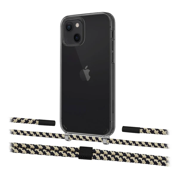 Прозорий чохол з ремінцем iLoungeMax CrossBody Lanyard Case для iPhone 13 mini у Вінниці