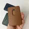Кожаный чехол-кошелек MagSafe для iPhone 15/14/13/12 с подставкой, разъемом для карт и наличных | iLoungeMax Folding Stand Blue - Фото 7