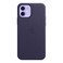 Кожаный чехол iLoungeMax Genuine Leather Case MagSafe Deep Violet для iPhone 12 | 12 Pro ОЕМ  - Фото 1