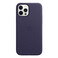 Кожаный чехол iLoungeMax Genuine Leather Case MagSafe Deep Violet для iPhone 12 Pro Max ОЕМ