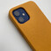 Шкіряний чохол iLoungeMax Genuine Leather Case MagSafe Orange для iPhone 12 | 12 Pro ОЕМ - Фото 5