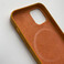 Кожаный чехол iLoungeMax Genuine Leather Case MagSafe California Poppy для iPhone 12 | 12 Pro ОЕМ - Фото 7