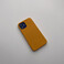Шкіряний чохол iLoungeMax Genuine Leather Case MagSafe Orange для iPhone 12 | 12 Pro ОЕМ - Фото 4