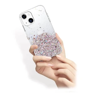 Силіконовий чохол з блискітками iLoungeMax Glitter Silicone Case Blue для iPhone 13 - Фото 2