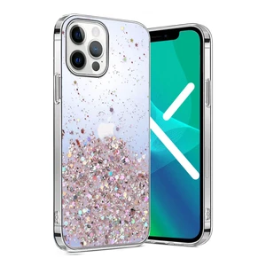 Силіконовий чохол з блискітками iLoungeMax Glitter Silicone Case Blue для iPhone 13 Pro  - Фото 1
