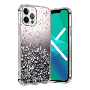Силіконовий чохол з блискітками iLoungeMax Glitter Silicone Case Black для iPhone 13 Pro  - Фото 1