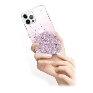 Силіконовий чохол з блискітками iLoungeMax Glitter Silicone Case Purple для iPhone 13 Pro - Фото 2