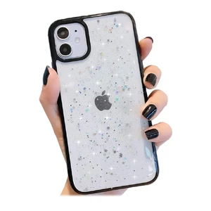 Блискучий чохол із зірками iLoungeMax Glitter Star Black для iPhone 11 - Фото 2