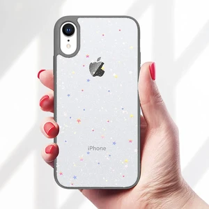 Блискучий чохол із зірками iLoungeMax Glitter Star Black для iPhone XR - Фото 4