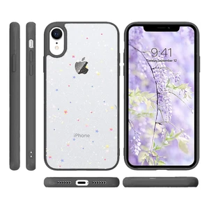 Блискучий чохол із зірками iLoungeMax Glitter Star Black для iPhone XR - Фото 2