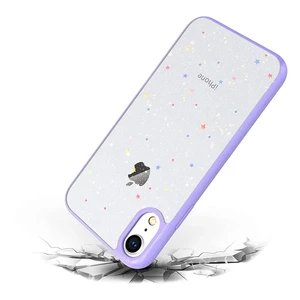 Блестящий чехол со звездами iLoungeMax Glitter Star Purple для iPhone XR - Фото 3