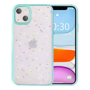 Блискучий чохол із зірками iLoungeMax Glitter Star Sky Blue для iPhone 13