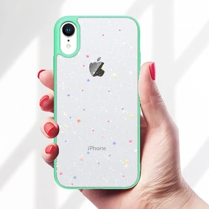 Блискучий чохол із зірками iLoungeMax Glitter Star Sky Blue для iPhone XR - Фото 4