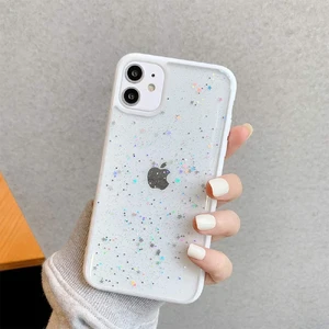Блискучий чохол із зірками iLoungeMax Glitter Star White для iPhone 11 - Фото 3