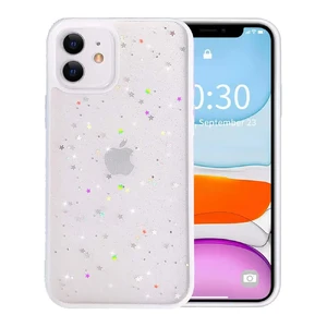 Блискучий чохол із зірками iLoungeMax Glitter Star White для iPhone 11  - Фото 1