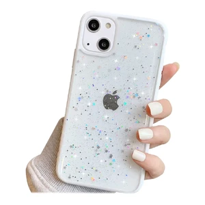 Блискучий чохол із зірками iLoungeMax Glitter Star White для iPhone 13 - Фото 2
